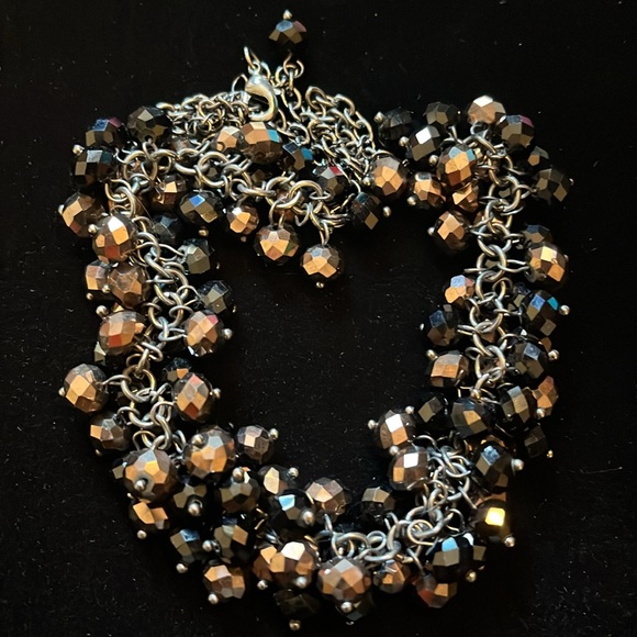 Brown and Black Beaded Necklace - Picture 13 of 16